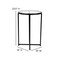 Flash Furniture Round Glass End Table with Matte Black Frame NAN-JH-1786ET-BK-GG - alternate 10